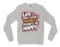 Life Is Very Short Nanba Men/Unisex Long Sleeve Sweatshirt in Ash Color